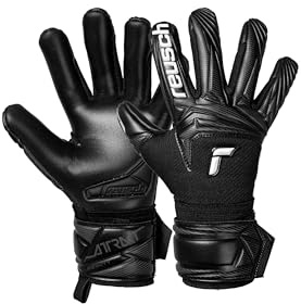 Reusch Torwarthandschuhe Kinder | zuverlässiger Grip & atmungsaktiv | für Training & Spiel, geeignet für Naturrasen, Kunstrasen & Hartplatz, Größe 4-8, Attrakt Infinity Evolution NC Junior