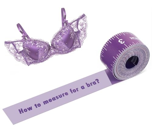 Bust Measure Tape, Body Bust Measure Tape, 60 Inch Chest Measurement Tapes, Body Measuring Tapes for Women and Girls (Purple)