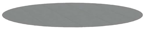 Mengtu Rund Pool-Bodenplane 550 cm, Hellgrau, Polyester Geotextil, Schutz für Poolfolie und Verlängerung der Lebensdauer