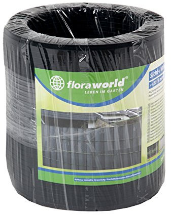 Floraworld Sicht-/ Wind- und Objektschutz Comfort 5er Set, Anthrazit, 201.5 x 18 x 19 cm