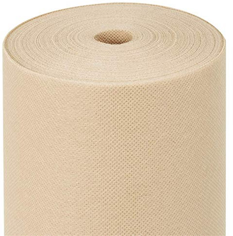 García de Pou Nappe Pré-Découpée 120 cm Spunbond 60 g/m2, 1,20 x 50,4 m Creme PP