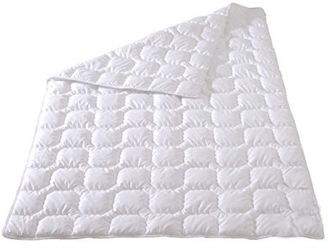 Frankenstolz Microfaser Leicht- Steppbett Kochfest Nevada 155x220cm, Sommerbettdecke waschbar bis 95°C, für Allergiker geeignet