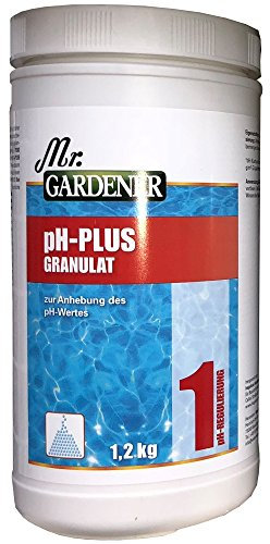 Mr Gardener pH-Plus Granulat 1,2 Kg zur Wasserpflege