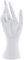 SM SunniMix Schaufensterpuppe Hand Modell, Mannequin Handmodell, Schmuck Hand Form Ständer, Hand Schmuck Halterung, Hand Finger Armband Display für Ring Halskette Armbänder, Weiße Rechte Hand