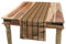 ABAKUHAUS orientalisch Tischläufer, Afrikanische Rauten, Esszimmer Küche Rechteckiger Dekorativer Tischläufer, 40 x 225 cm, Hellbraun Beige Braun