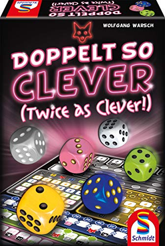 Schmidt | Doppelt so Clever | Strategy Dice Game | Ages 8+ | 1-4 Players | 30 Minutes Playing Time
