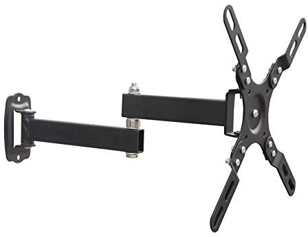 ELBE SP-1742-A - Soporte de pared articulado universal para TV 17''-42'' (15 kg, vesa: 50x50, 75x75, 100x100, 150x150, 200x200) negro