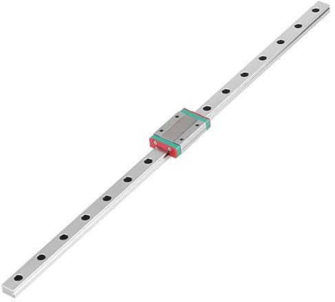 Guía de Carril Lineal Guías Lineales 1 pieza Riel Deslizante Lineal en Miniatura con Bloque Deslizante Cojinete Lineal, para Brazos Robóticos (400mm)