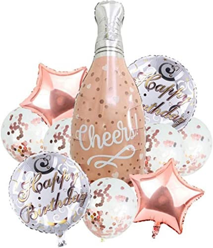 DIWULI Ballons Verre de Champagne - Déco Anniversaire