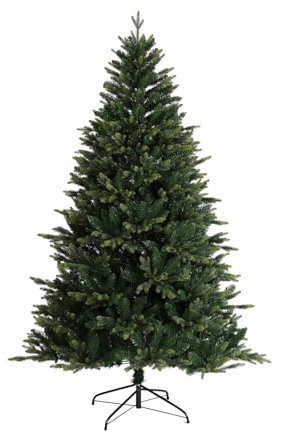 SVITA Weihnachtsbaum künstlich Naturgetreu mit 792 Zweig-Spitzen inkl. Metall Ständer (Spritzguss-Nadeln | 180cm)