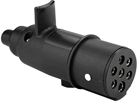 Prise de remorque 24 V 7 Broches, connecteur de Faisceau de câbles de Lame, Adaptateur de connecteur de remorquage de Type N pour Caravane de Camion de remorque