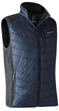 Deerhunter Moor Gepolsterte Weste W. Knit Brown-Blatt