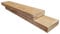 Gartenwelt Riegelsberger Massive Terrassendielen Lärche 45x142 mm Länge 100 cm Dielen Bretter 2-seitig geriffelt