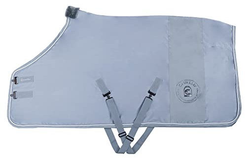 Cavallo Fleece Abschwitzdecke Heida in stormblue, Größe:M - 135cm