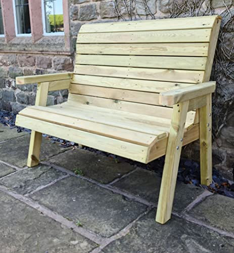 Churnet Valley 2 Seater Wooden Garden Bench