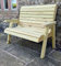 Churnet Valley Garden Furniture Garden Bench, Wooden Garden Bench, Garden Seating, 2 Seater Bench, 2 Seater Wooden Garden Bench