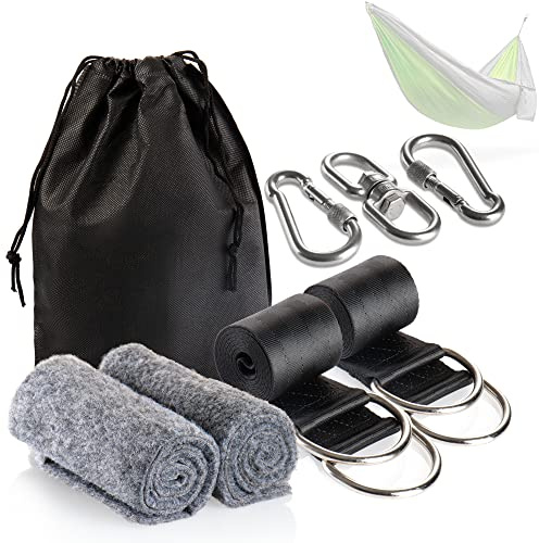 Robin Goods® Befestigungs-Set für Hängematten - Aufhängung für Babyschaukel - Hängematten Montage-Set - mit Karabinerhacken (1 Stück - Befestigung)