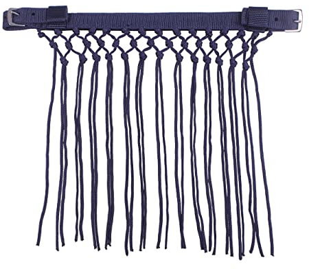QHP Fliegenfransen Knotted (Pony, Navy)