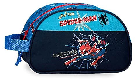 Marvel Spiderman Totalement génial Nécessaire Adaptable Bleu 24x14x10 cms Polyester