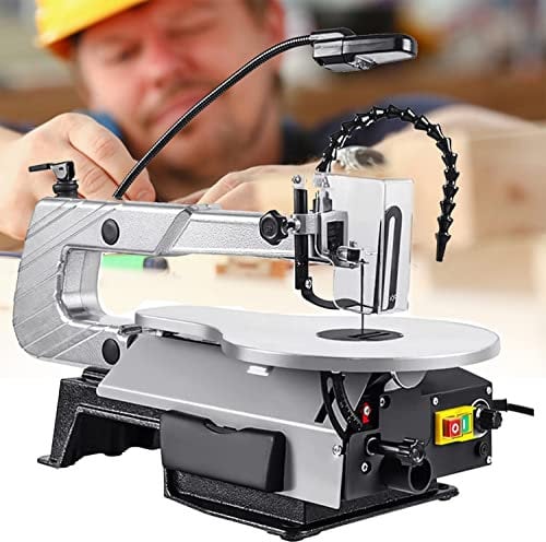 JIADUOFU Woodworking electric curve saw, desktop multifunctional wire jig saw, carving saw wire saw, piercing model saw, machine 400-1600rpm sweep fret saw,20toothsaw