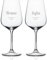 Wanapix | Pack 2 Copas de Vino Personalizadas | Copas de Cristal Grabadas para Vino con el Nombre o Texto que quieras | Pack de Copas de Cristal | Solo Texo