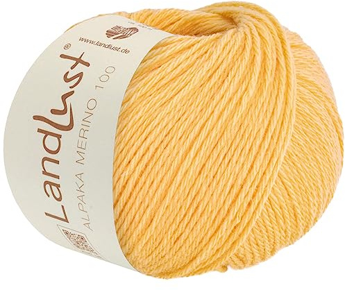 Lana Grossa LandLust Alpaka Merino 100 337 - Gelb