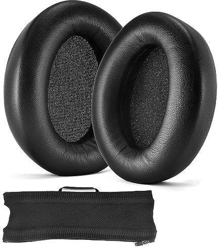 XBERSTAR Ersatz-Ohrpolster für Panasonic RP-HD601N/RP-HD605N/RP-HD805N Kopfhörer, Schwarz, Schallisolierung, Memory-Schwamm-Ohrenschützer