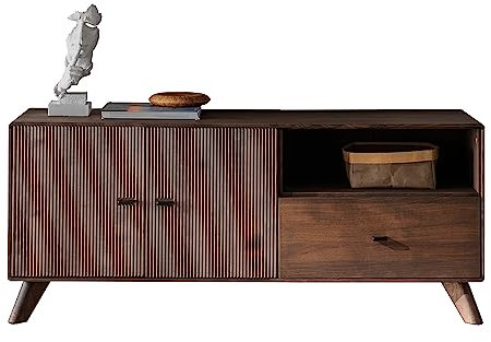 moebel-eins Jakarta TV-Element I, Material Massivholz, Kernbuche Tabak geölt