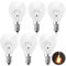Leikurvo 6 x Backofenlampe 40W E14: Backofen Glühbirne Ofenlampe Kochbirne Tropfenlampe G45 230V beträgt bis zu 3000 K für Herde Backöfen Dunstabzugshauben Kühlschränke Mikrowellen Kompaktküchen