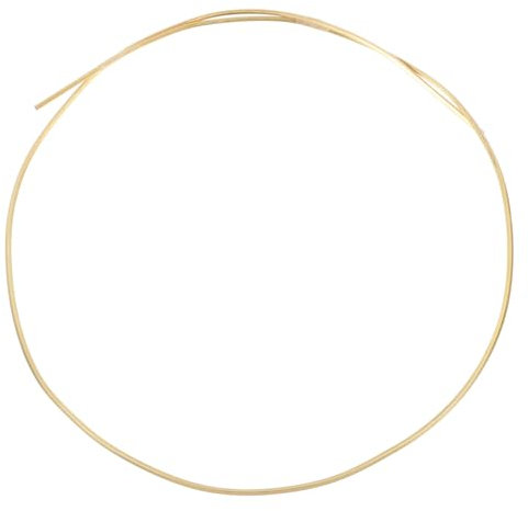 PATIKIL Half Hard Brass Wire, 10Gauge/2.5mm 1m/3.28ft Pure Square Craft Wire for Jewelry Making Beading Garden Plants