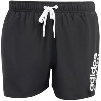 adidas Uomo Essentials Logo CLX Shorts, Black, XL
