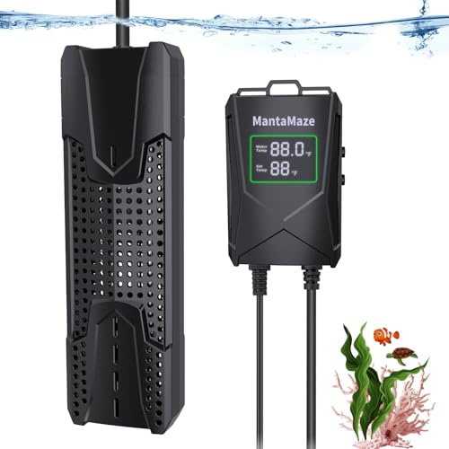 MantaMaze Chauffage d'aquarium 300 W/500 W/800 W/1000 W (1000 W)