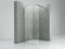Duschabtrennung Glas 8 mm Duschwand Sicherheitsglas NANO Beschichtung, Breite x Höhe:800 x 2000 mm, Querstange + Wandhalter:Chrome