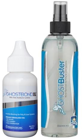 Pro Hair Labs - XL1.3oz with 2oz GhostBuster Glue remover - Full Head Bond Poly & Lace | Wig Glue Hair Adhesive Formulated For High Humidity, Heavy Perspiration, And Oily Scalps