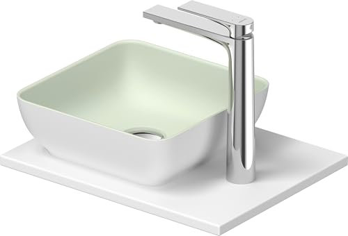 Duravit Sivida Waschtisch Set, eckig, 300x300mm, inkl. Konsole 410x330mm, 268023FG00, Farbe: Ausführung