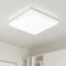 Kuwork Deckenlampe LED Deckenleuchte Flach: 30CM 4000K Badlampe Decke 48W, 4800LM LED Lampen Deckenlampen für Wohnzimmer, Badezimmer, Schlafzimmer, Küche, Flur,Büro, Weiß, Quadrat