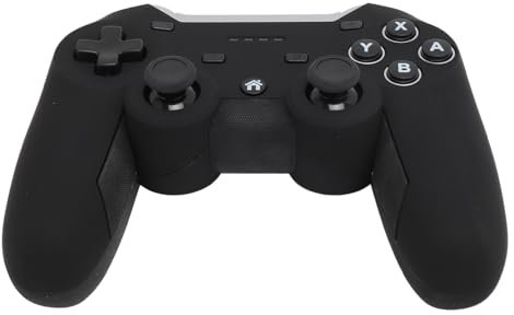 FILFEEL Kabelloser Controller für Lite mit -Gamecontroller, Vibrationsfunktion, USB-Kabelverbindung. Unterstützt Sensor NFC, OLED, PC. 6-Achsen-Gyroskop, 4 Vibrationsstufen,