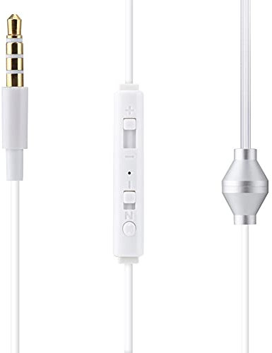 Naroote Funk-Ohrhörer, Ohrhörer für Walkie-Talkie, Ohrhörer für Walkie-Talkie, Funk-Sicherheits-Ohrhörer, Walkie-Talkie-Ohrhörer, Funk-Ohrhörer (White)