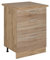 Vicco Küchenunterschrank R-Line, Sonoma, 60 cm mit Schubladen, AP Eiche