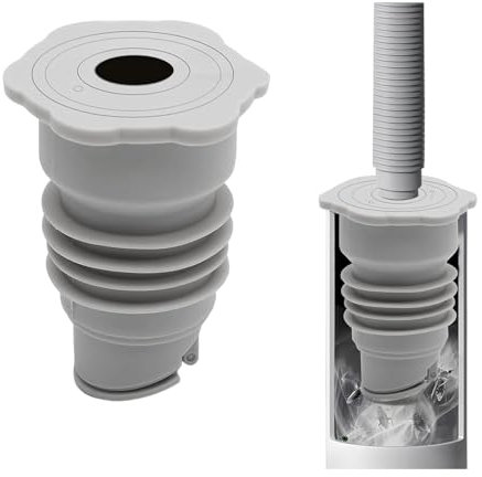 JOZMMZEOOA Tappo di Tenuta di Lavatrice Tubo da Scarico 35-40mm Grigio Tappo Anti Odore Lavatrice Silicone Tapp Tenuta Scarico Deodorante Chiusura Anello,per Guarnizioni Tubi Lavandini da Cucina