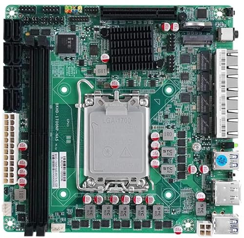 La scheda madre Q670 Plus vPro NAS è adatta per processori di 12/13/14 generazione CPU 1X M.2 NVMe 4X Intel 2.5G Network Por tServer NAS ITX scheda madre 17 cm x 17 cm