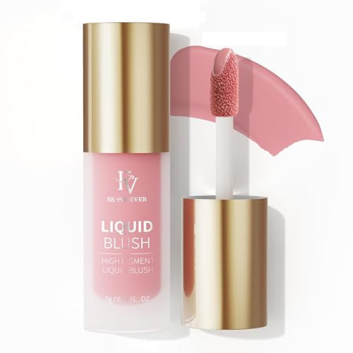 FV Blush Liquido Opaco, Altamente Pigmentato, Fard Make Up con Finitura Naturale, Lunga Durata, Idratante e Leggero, Fard Liquido per Il Viso, (Love)