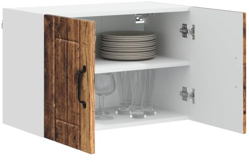 vidaXL Wandschrank Lucca Altholz 60 x 31 x 40 cm Holzwerkstoff