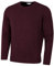 Calvin Klein Mens Campus Crew Neck Sweater - Burgundy - L