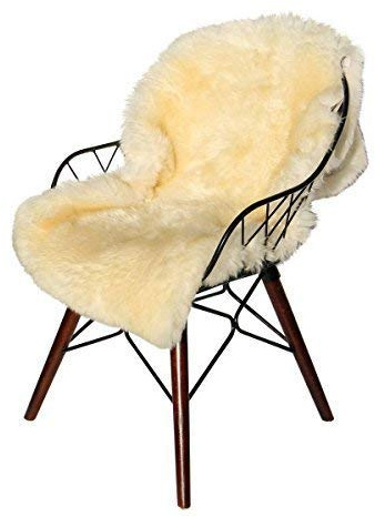 Schaffell Lammfell Merino Fell Naturfell Creme ökologisch gegerbt Größe 100-110