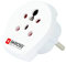 SKROSS - 1.500217-E - Adaptador Universal India, Israel y Dinamarca a Enchufe SCHUKO Europeo | 100V - 1600W / 250V - 4000W Protección contra Cescargas Eléctricas.