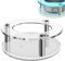 GEEKRIA Acrylic Clear Case Compatible with 2019 All-New Echo Dot (3rd Gen) Smart Speaker with Clock, Ceiling Wall Mount Speaker Stand Stable Guard Holder (Clear Round)