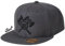 barTbaren – Snapback in Grau für echte Bartliebhaber – verstellbare Unisex Cap für Damen und Herren mit hochwertig aufgesticktem 3D Axt Logo