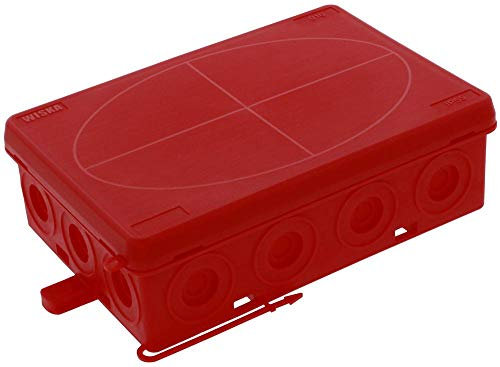 Abzweigdose, 126 x 86 x 41 mm, Ka 016 Rot, Gehäusefarbe: Rot, Gehäuse-Material: Polypropylen (PP), Gehäusetyp: Abzweigdose, Außentiefe: Imperial 12,5 cm, Außentiefe: metrisch 125 mm, Außenhöhe