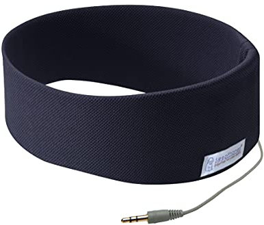SleepPhones AcousticSheep Classic | Corded Headphones for Sleep, Travel, and More | The Original and Most Comfortable Headphones for Sleeping (Nighttide Navy - Breeze Fabric, Small)